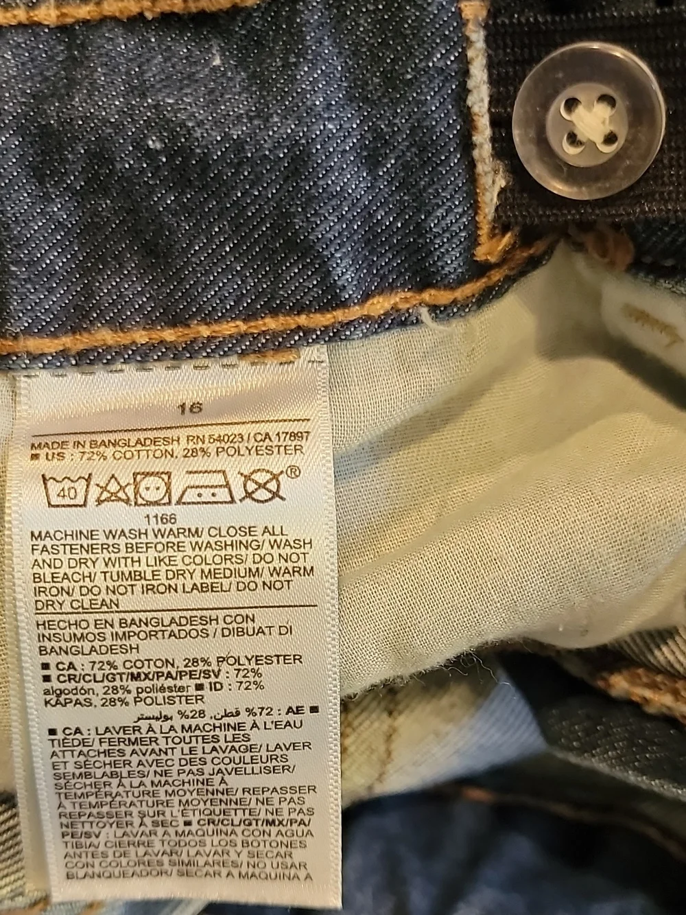 Old Navy Dark Blue Straight Jeans
